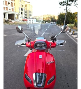 MOTOCAM Küba Az 50 Ön Cam 2023-2026 Model 37cm Şeffaf Renkli Elcikli APARATSIZ