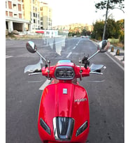 MOTOCAM Küba Az 50 Ön Cam 2023-2026 Model 37cm Şeffaf Renkli Elcikli APARATSIZ