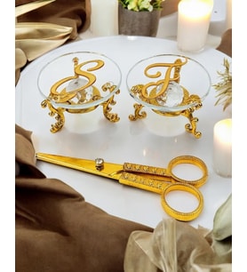 Magia Cam Yükselti ve Söz Makası Seti (Gold)