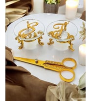 Magia Cam Yükselti ve Söz Makası Seti (Gold)