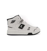 Cool King  Uzun Boğazlı Sneaker Ortopedik  Erkek Çocuk Spor Ayakkabı (Beyaz)