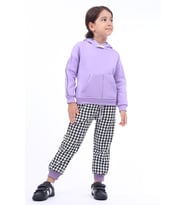 Toontoy Kız Çocuk Eşofman Takım (Lila)