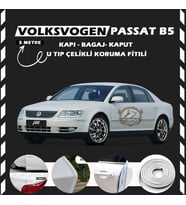 Volksvogen Passat B5 Oto Araç Kapı Koruma Fitili 5metre Parlak Beyaz Renk