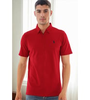 T9583 DEWBERRY ERKEK T-SHIRT-BORDO