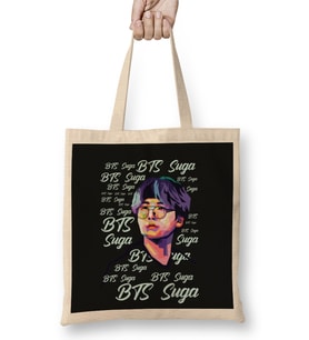 Bts Suga Bez Çanta Uzun Saplı