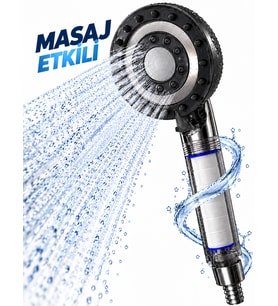 Filtreli Duş Başlığı Masaj Etkili