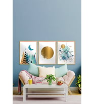Ahşap Çerçeveli  Modern Minimal Tablo Çerçeveler Dekorasyon  Ahşap Çerçeve (Natural)