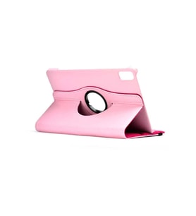 Huawei MatePad 10.4 Uyumlu Zore Dönebilen Standlı Kılıf (Açık Pembe)