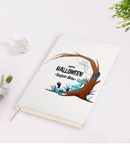 BK Gift Kişiye Özel Happy Halloween Tasarımlı Beyaz Defter-17