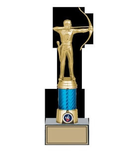 ODAK KUPA - Figürlü Kupalar - Okçu Figürlü Kupalar FG-005 C - 27 cm