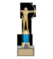ODAK KUPA - Figürlü Kupalar - Okçu Figürlü Kupalar FG-005 C - 27 cm
