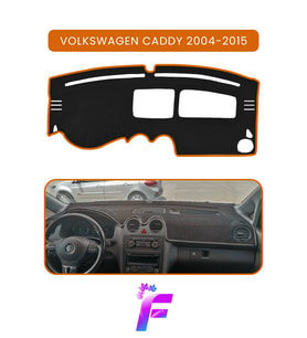 VOLKSWAGEN CADDY (2004-2015) Araca Özel Torpido Örtüsü Ön Göğüs Kılıfı Tam Koruma B76