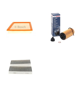 Bosch Filtre Bakım Seti Mini Cooper F55 F56 1.5 D 116 Beygir 2014-2015 Dizel Hava + Yağ f. + Polen Filtre Filtron