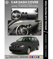 SEAT İBİZA (2001-2008) Torpido Örtüsü Panel Halı Koruma Tam Uyum Çatlamayı Önler Hızlı Montaj