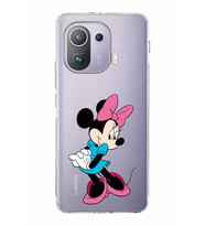 Xiaomi  Mi 11 Pro  Kamera Korumalı Kapak Minnie Mouse Tasarımlı Şeffaf  Kılıf
