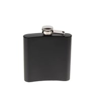 Siyah 9 oz Çelik Cep İçki Kanyak Matarası