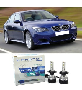 Bmw E60 Led Xenon Kısa Far Ampulü H7 Access Yeni Seri Beyaz