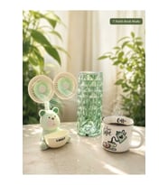 Doğum Günü, Özel Gün, Yeni İş, Sevgiliye Hediye Fincan, Kalemlik ve Kristal Masa Lambası Premium Set