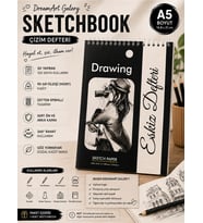 Dream Art Galery Çizim Defteri Sketchbook A/5, Eskiz Defteri (14.8 x 21)