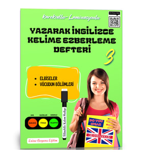 Yazarak İngilizce Kelime Ezberleme Defteri-3