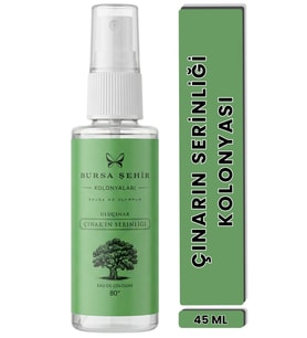 Uluçınar Çınarın Serinliği Kolonyası 45 ml Kolonya Sprey