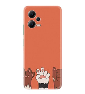 Xiaomi Poco X5 5g Kılıf Resimli Desenli Silikon Platinium Series Three Hand 1818