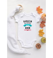 Özel Tasarım Doğum Günün Kutlu Olsun Baba Bebek Body Baba Doğumgünü Hediye Bebek Badi Zıbın