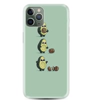 Apple iPhone 11 12 13 14 Pro Max Kılıf Desemli Silikon Avokadolar1352