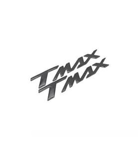 Yamaha Tmax Uyumlu Sele Altı Metalik Yazı Seti Siyah
