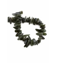 Labradorit Doğal Taş Parlak Diş Kesim 18x6mm Dizi [AA]