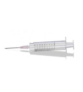 10 ML 2PARÇA PEMBE İĞNELİ VETERİNER - 100LÜ