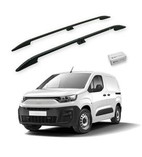 Turtle Fiat Doblo(K9) 2023-2025 / Kısa Şasi Tavan Çıtası Crown Siyah