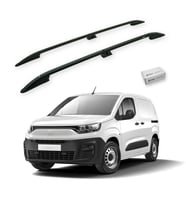 Turtle Fiat Doblo(K9) 2023-2025 / Kısa Şasi Tavan Çıtası Crown Siyah