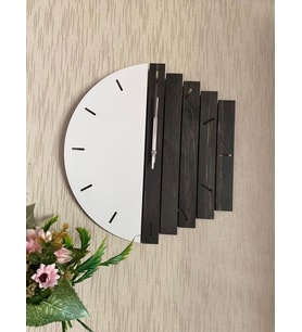 Dekoratif Ahşap Duvar Saati 40 cm