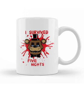 I Survived Five Nights Toys Kupa Bardak Porselen