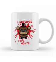 I Survived Five Nights Toys Kupa Bardak Porselen