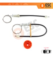 Honda S2000 AP1 AP2 1999-2009 72210-S2A-G02 İçin Sağ Kapı Cam Kriko Tamir Seti