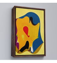 Çerçeveli Joan Miro - Sürreal Tablo (Siyah)