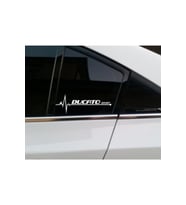 Fiat Ducato İçin Uyumlu Aksesuar Oto Yan Cam Sticker