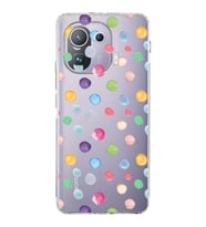 PrintiFy Xiaomi Mi 11 Pro ile Uyumlu Water Color 6  Kamera Korumalı Şeffaf  Kılıf