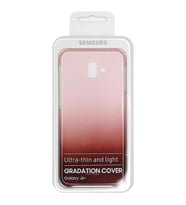 Galaxy J6 Plus ile Uyumlu Gradation Kılıf Kırmızı EF-AJ610CREGWW