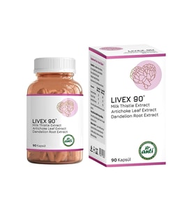 Anti Livex 90 Enginar-Deve Dikeni-Kara Hindiba 90 Kapsül