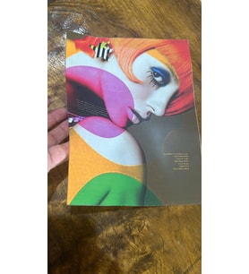 ÜTÜ İLE YAPIŞAN MAKYAJLI KADIN KOT TİŞÖRT TRANSFER BASKI ARMA 25X19 CM
