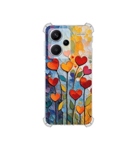 PrintiFy Redmi Note 13 Pro Plus ile Uyumlu Düşlerin Dansı Serisi Kökten Sevgi Tasarımlı Uv Baskılı Köşe Korumalı Antişok Kılıf
