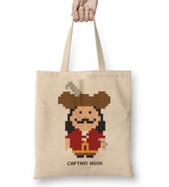 Captain Hook Pixel Character Bez Çanta Uzun Saplı