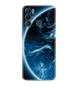 Tecno Pova Neo Kılıf Silikon Desen Özel Seri Blue Planet 1610