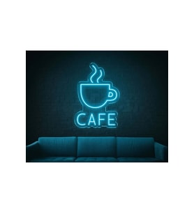 CAFE Yazılı ve Şekilli Neon Tabela
