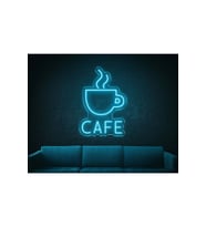 CAFE Yazılı ve Şekilli Neon Tabela