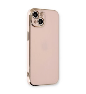 Apple İphone 13 Kılıf Volet Silikon - Pembe
