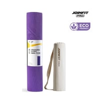 JOINFIT Pro Yoga Matı HD 5mm -Kaymaz Yüzey Yüksek Yoğunluklu Konfor- Fitness Pilates Minderi (Mor)
